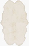 Sheepskin Handmade Rug, by Surya, 6' length x 4' width thumbnail