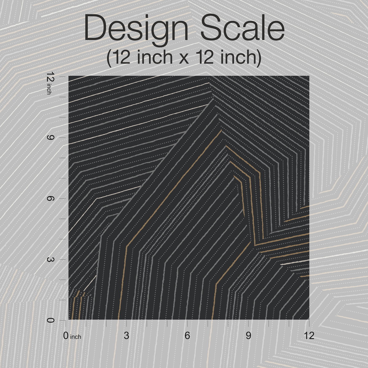 Dotted Maze Black Wallpaper, by York Wall, 27' length x 2'3" width x 0.02" depth View 4