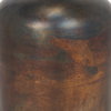 Daya Tall Antiqued Gold Metal Vase, by Mercana, 6.3" length x 6.3" width x 12.2" height thumbnail 6