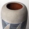 Cove Grey/Brown Ceramic Vase, by Mercana, 9.25" length x 9.25" width x 15.16" height thumbnail 7