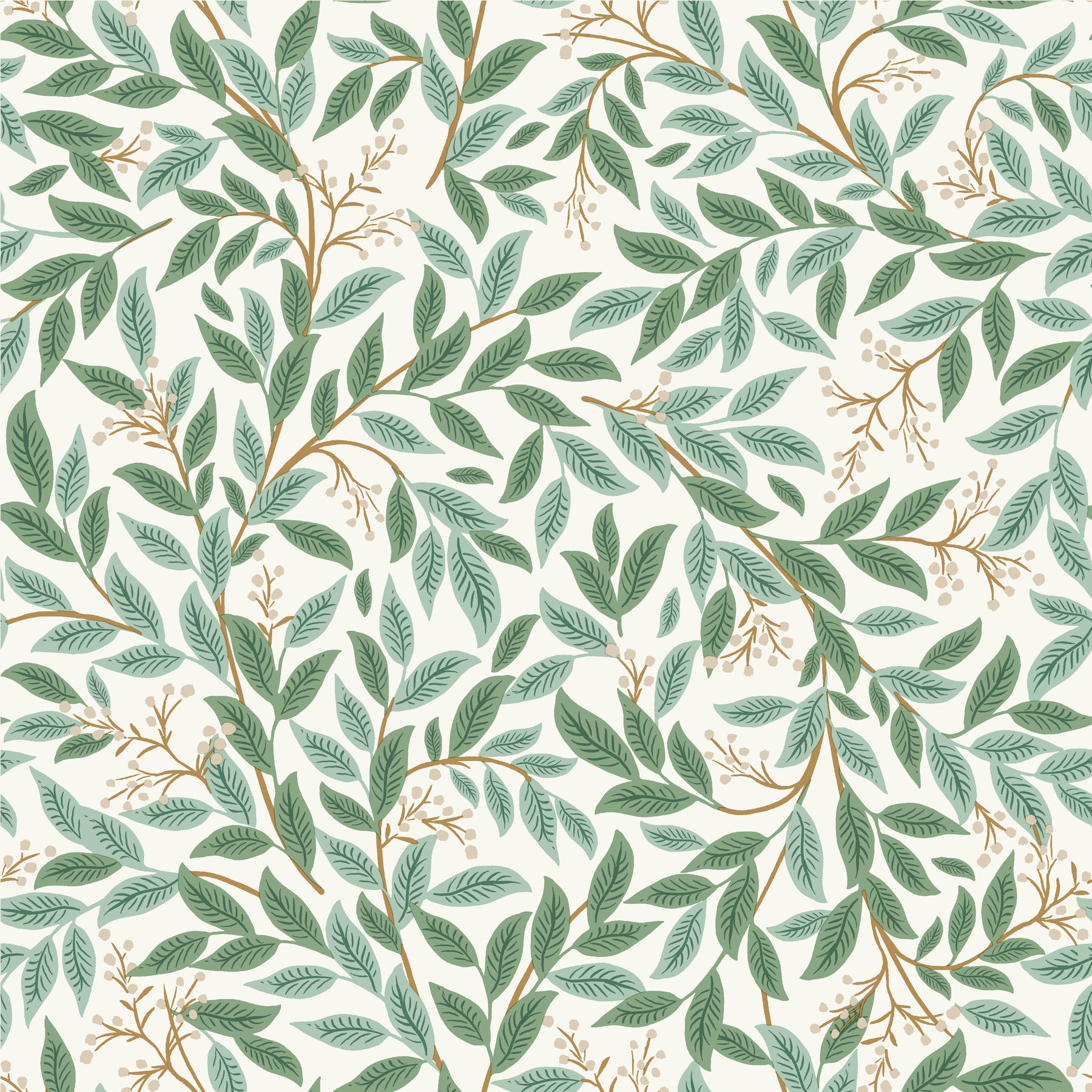 Willowberry Emerald Wallpaper large image 