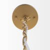 Tosha 1-Light Cotton Rope Bell Pendant, by Mercana, 12.5" length x 12.5" width x 19" height thumbnail 5