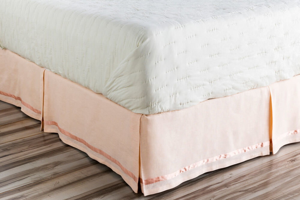 Versaille Bed Skirt, Bedding by Surya, 80" length x 60" width