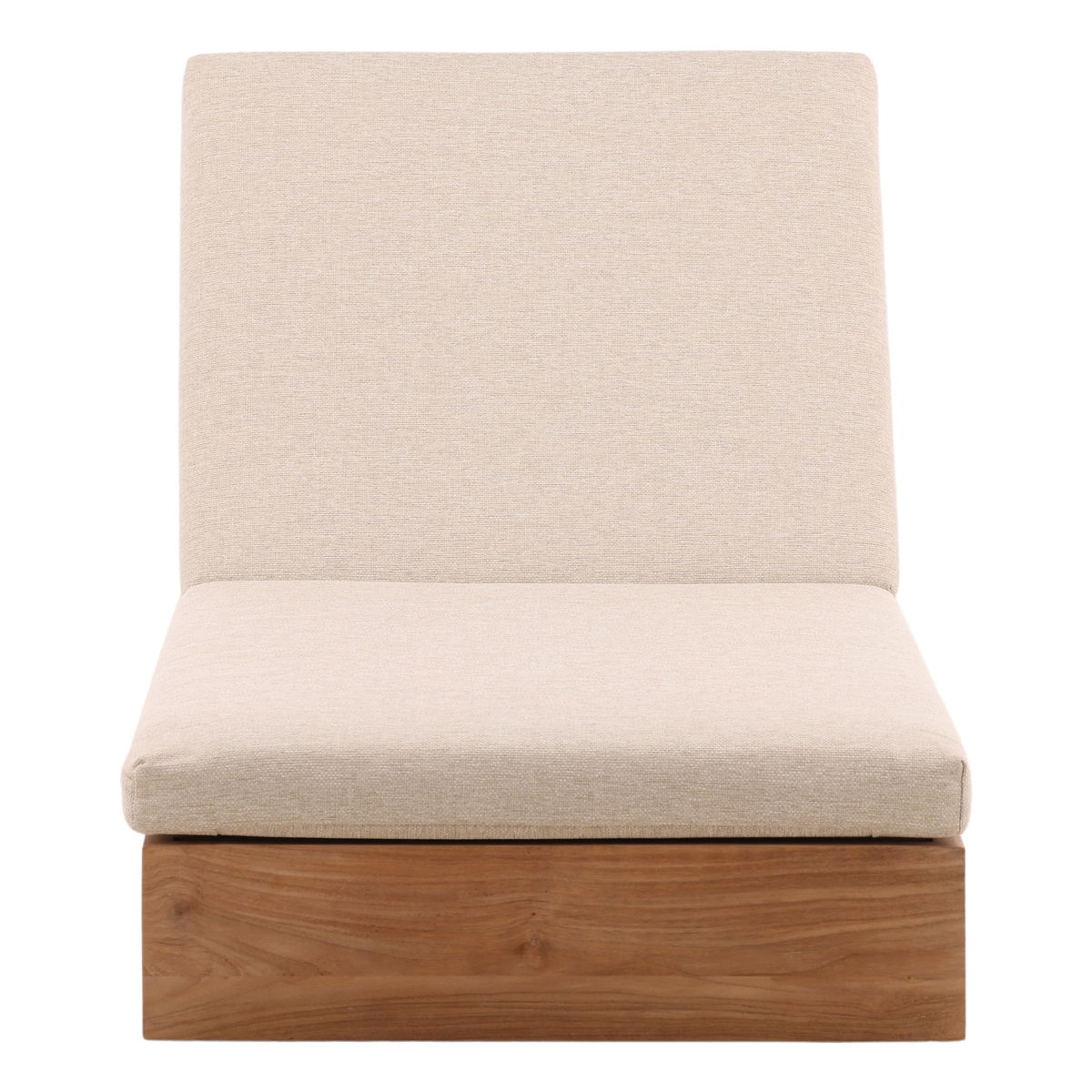 Darlene Outdoor Chaise Sand, Chaise Lounges & Daybed by Dovetail, 78.74" width x 7.09" height x 29.92" depth View 2