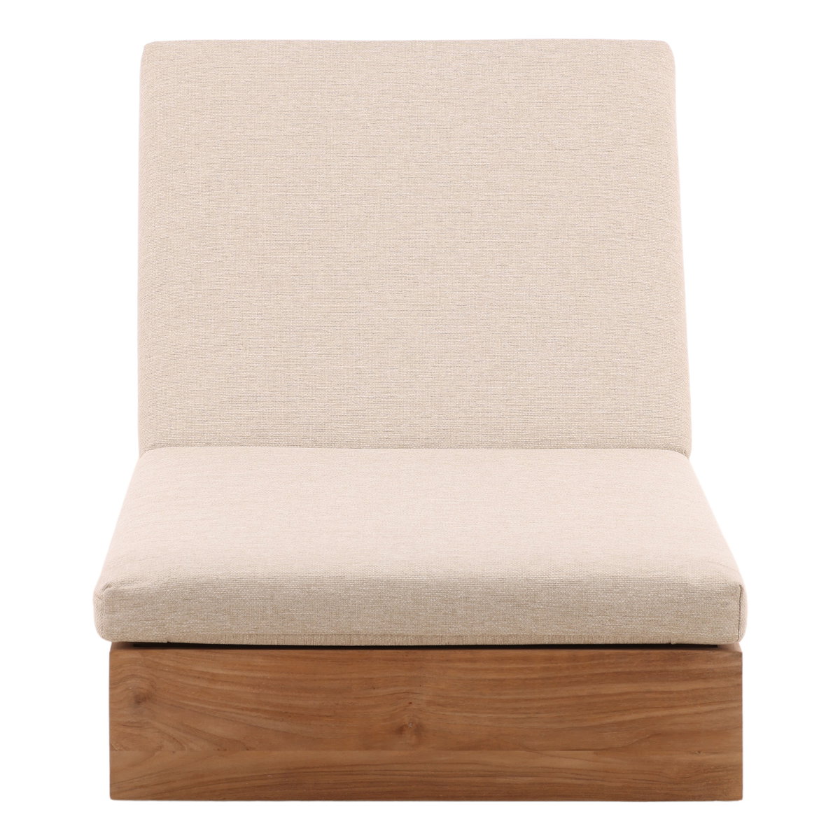 Darlene Outdoor Chaise Sand, Chaise Lounges & Daybed by Dovetail, 78.74" width x 7.09" height x 29.92" depth View 2