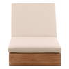 Darlene Outdoor Chaise Sand, Chaise Lounges & Daybed by Dovetail, 78.74" width x 7.09" height x 29.92" depth thumbnail 2