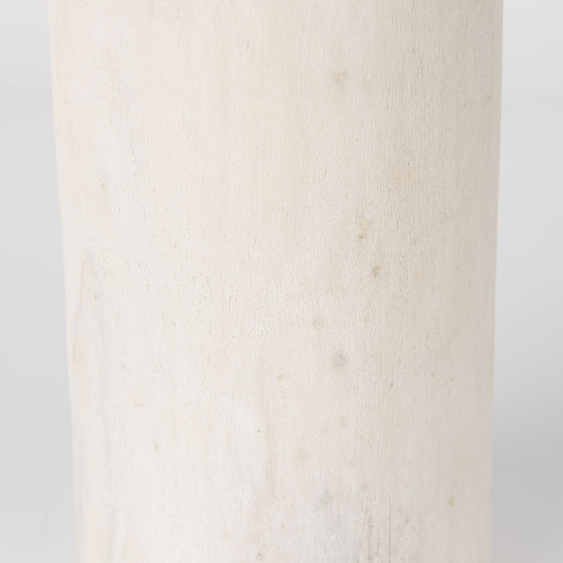 Knox Medium White-Wash Wood Decorative Object, by Mercana, 4.5" length x 4.5" width x 10" height View 6