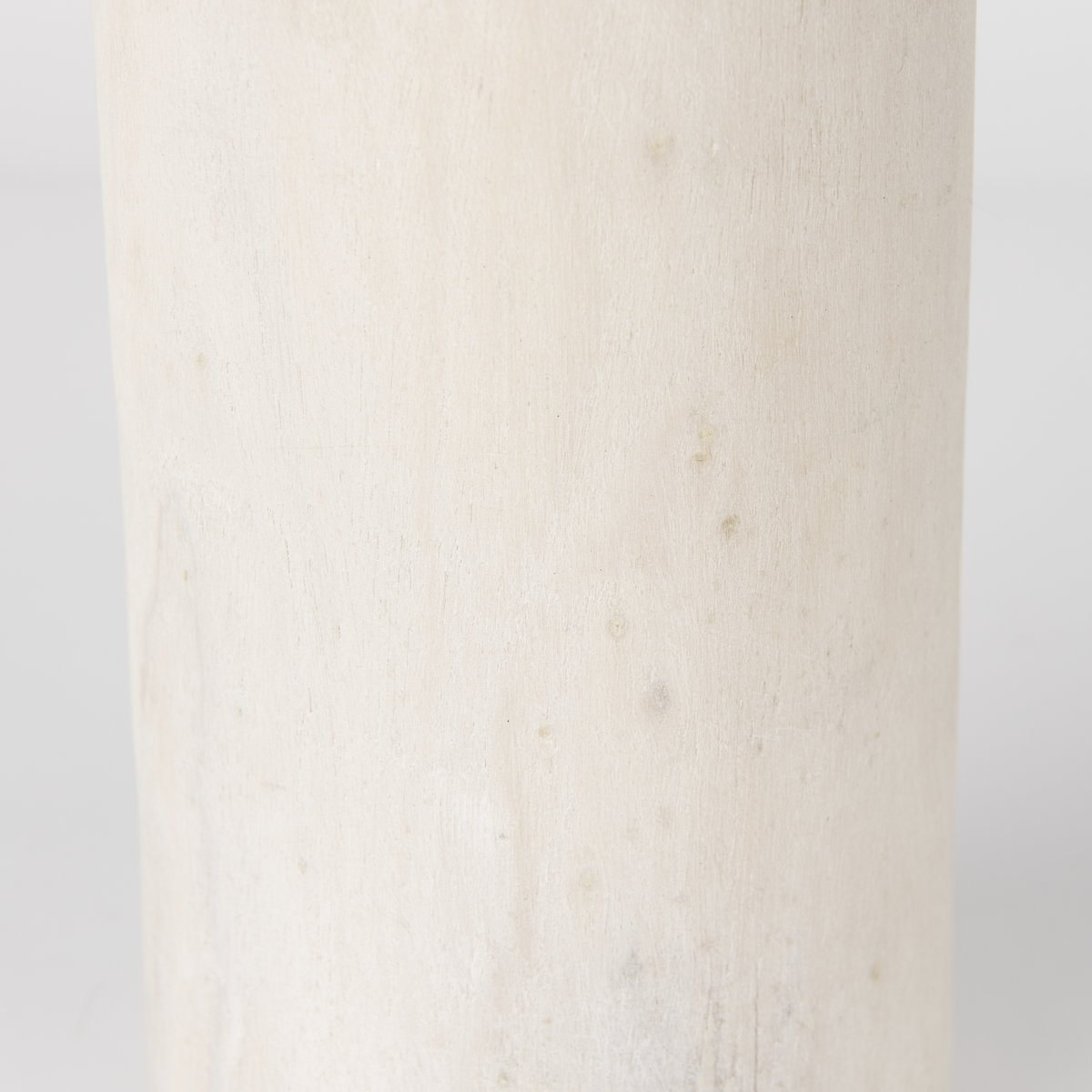 Knox Medium White-Wash Wood Decorative Object, by Mercana, 4.5" length x 4.5" width x 10" height View 6