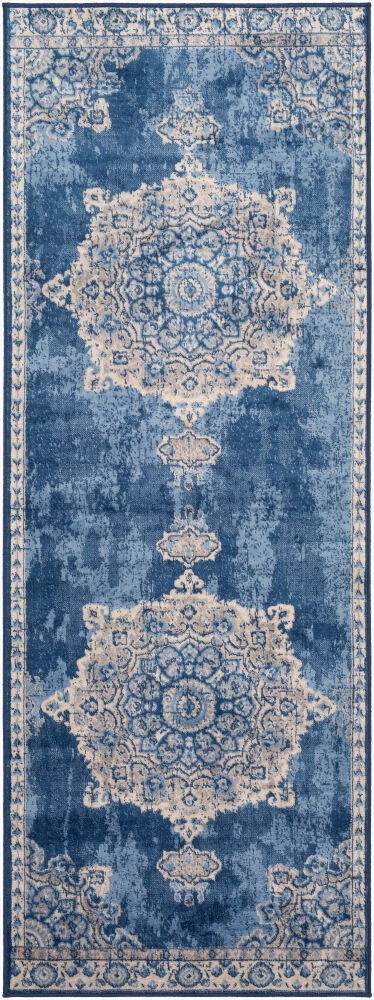 Monaco Machine Woven Rug, by Surya, 7'2.61" length x 2'7.5" width