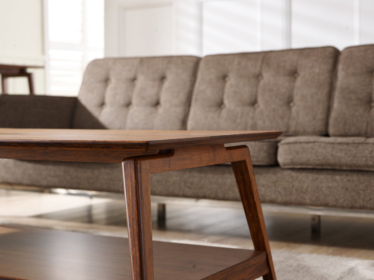 Antares Coffee Table, Exotic, by Greenington, 24" length x 48" width x 17.5" height View 2