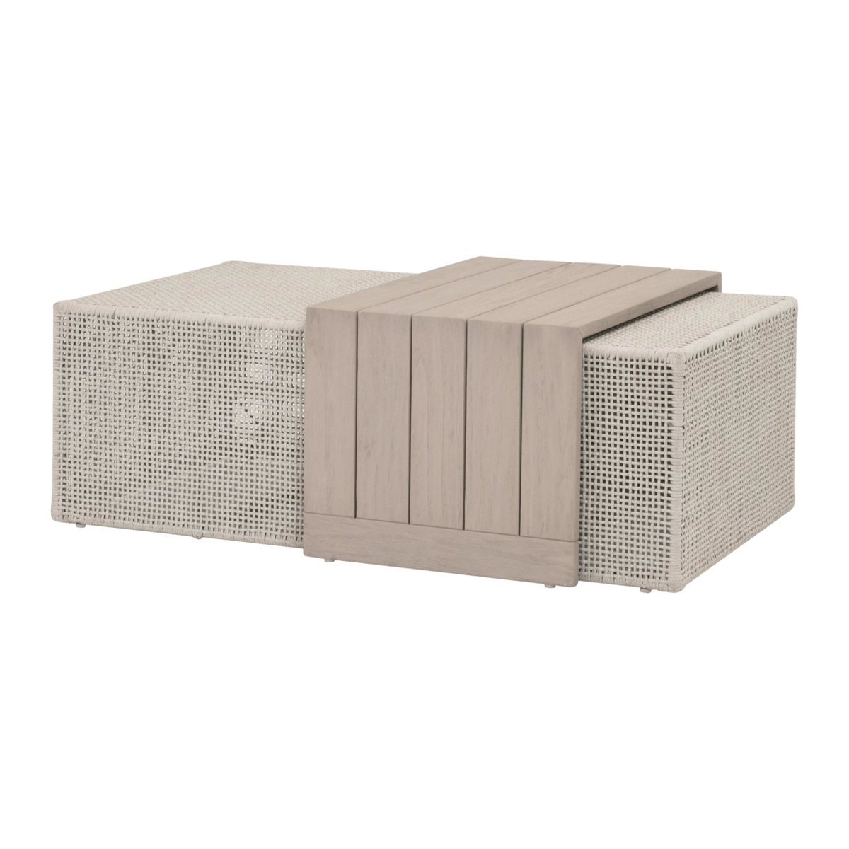 Rhode Outdoor Coffee Table, by Essentials for Living, 50" width x 18.5" height x 31" depth View 4