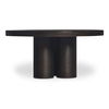 Logan Outdoor Coffee Table Black, by Moe's Home, 35" width x 16" height x 35" depth thumbnail 2