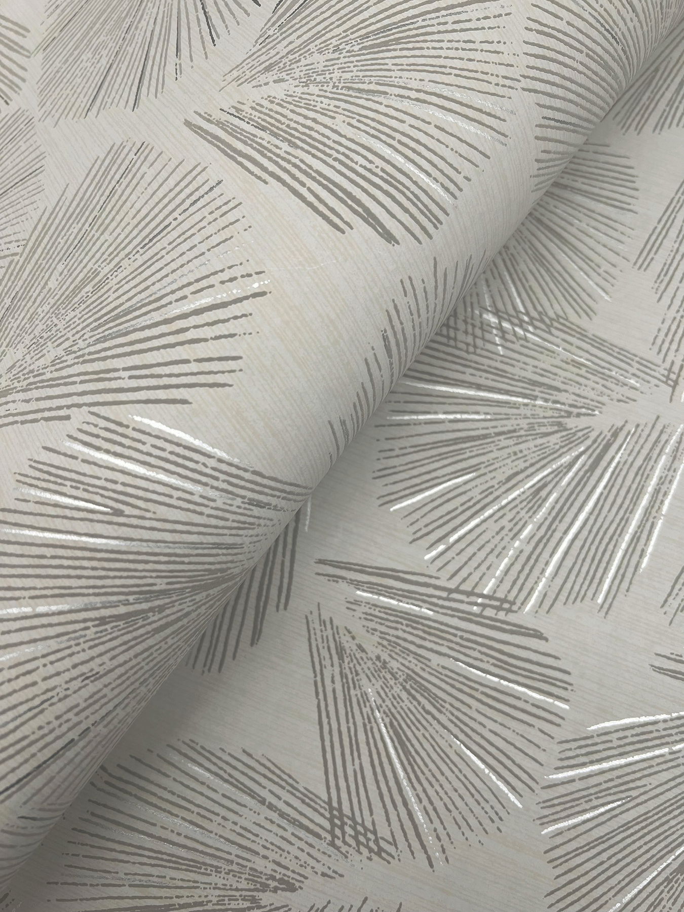 Elora Leaf Taupe Wallpaper Elora Leaf Taupe Wallpaper large image