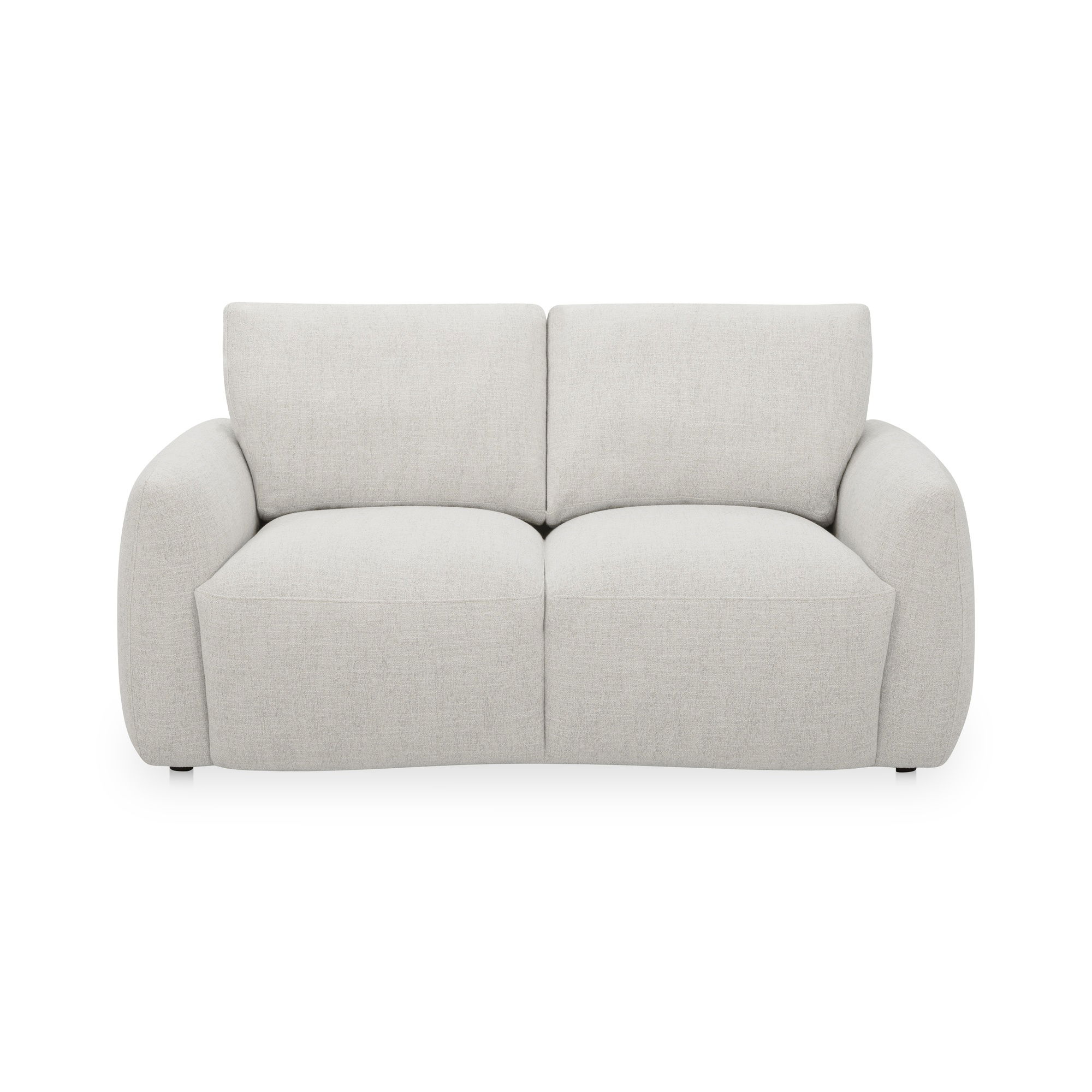 Callie Sofa 68 In. Flecked Oat, Sofas & Sectional by Moe's Home, 68" width x 35.4" height x 39.4" depth View 1
