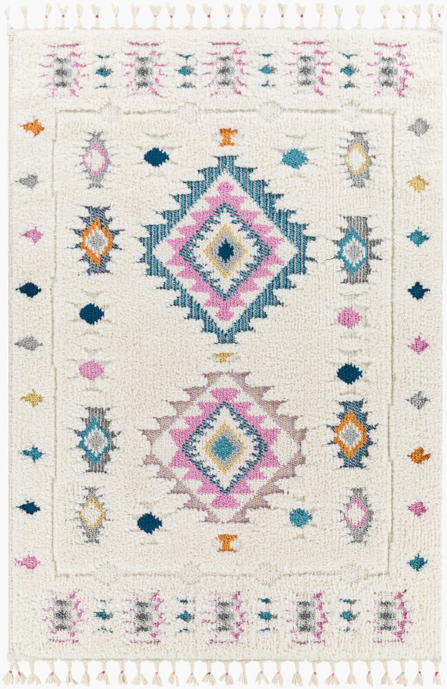 Lofty Machine Woven Rug, by Surya, 1'3.75" length x 1'3.75" width