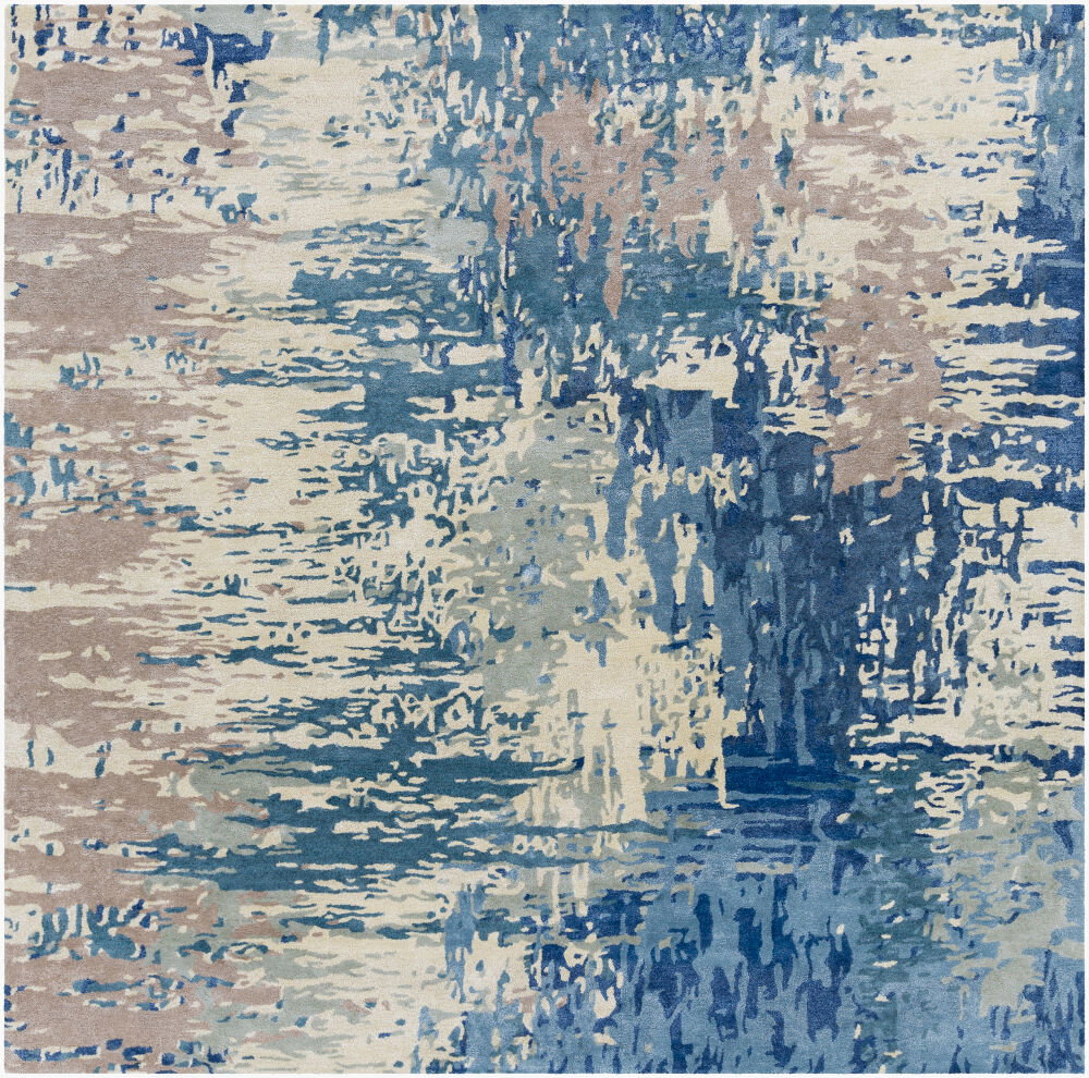 Banshee Handmade Rug, by Surya, 8' length x 8' width