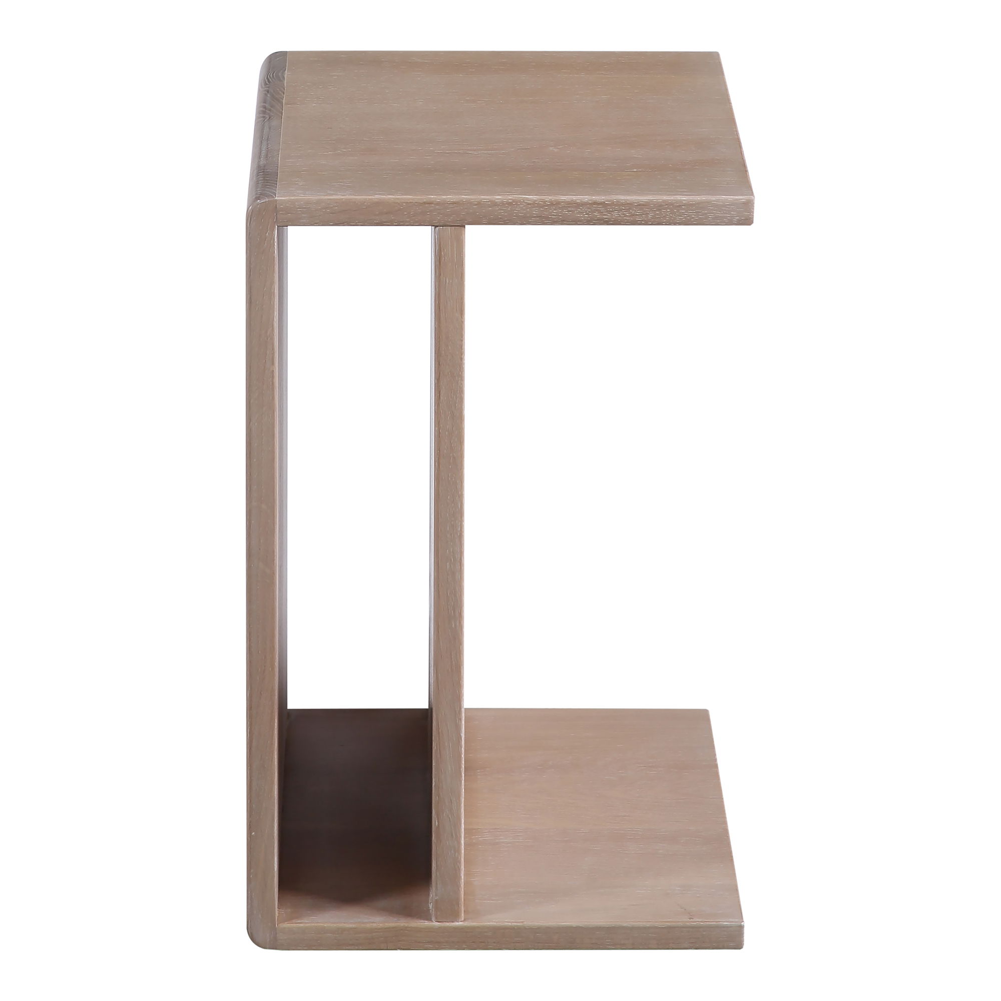 Hiroki Accent Table White Oak, Side & End Table by Moe's Home, 12.5" width x 20" height x 14" depth View 1