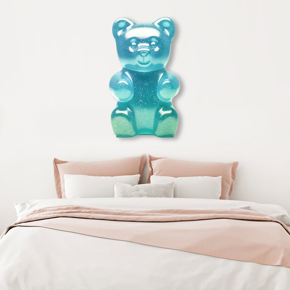 Gummy Bear Turquoise (No Embellishment), Art by Oliver Gal,  15x10 View 2
