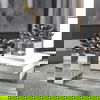 Indian Lotus Metallic Silver Flowers Set/2 thumbnail 4