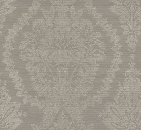 Heritage Damask Dark Grey Wallpaper