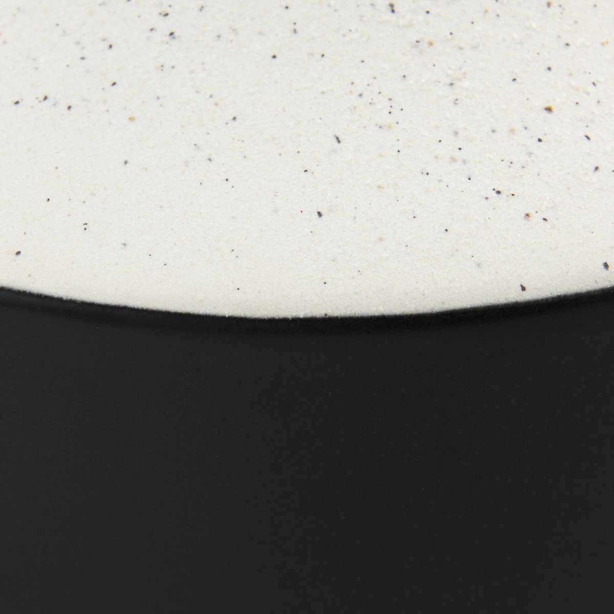 Burton 13.1H Large White and Black Ceramic Jug Vase, Decorative Jar by Mercana, 7.87" length x 7.87" width x 11.61" height View 10
