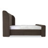 Sophia Queen Storage Bed Brown, by Moe's Home, 6'4" width x 4'7" height x 7'7" depth thumbnail 3