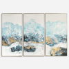 Crashing Waves Abstract Art Set/3, Painting by Uttermost, 24.25" width x 48" height x 2.12" depth thumbnail 1