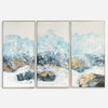 Crashing Waves Abstract Art Set/3, by Uttermost, 24.25" width x 48" height x 2.12" depth thumbnail 1