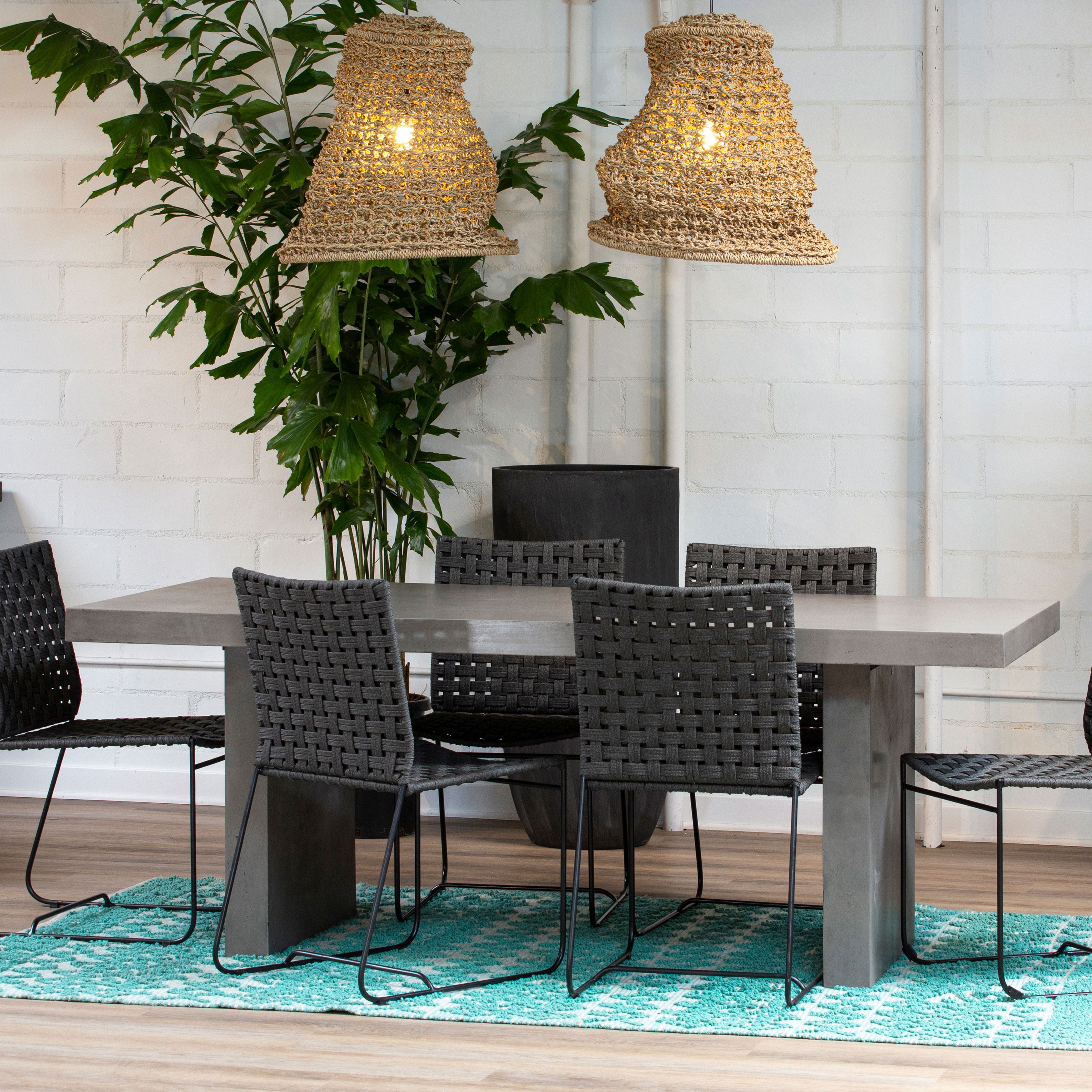 Santino Outdoor Dining Table large image 