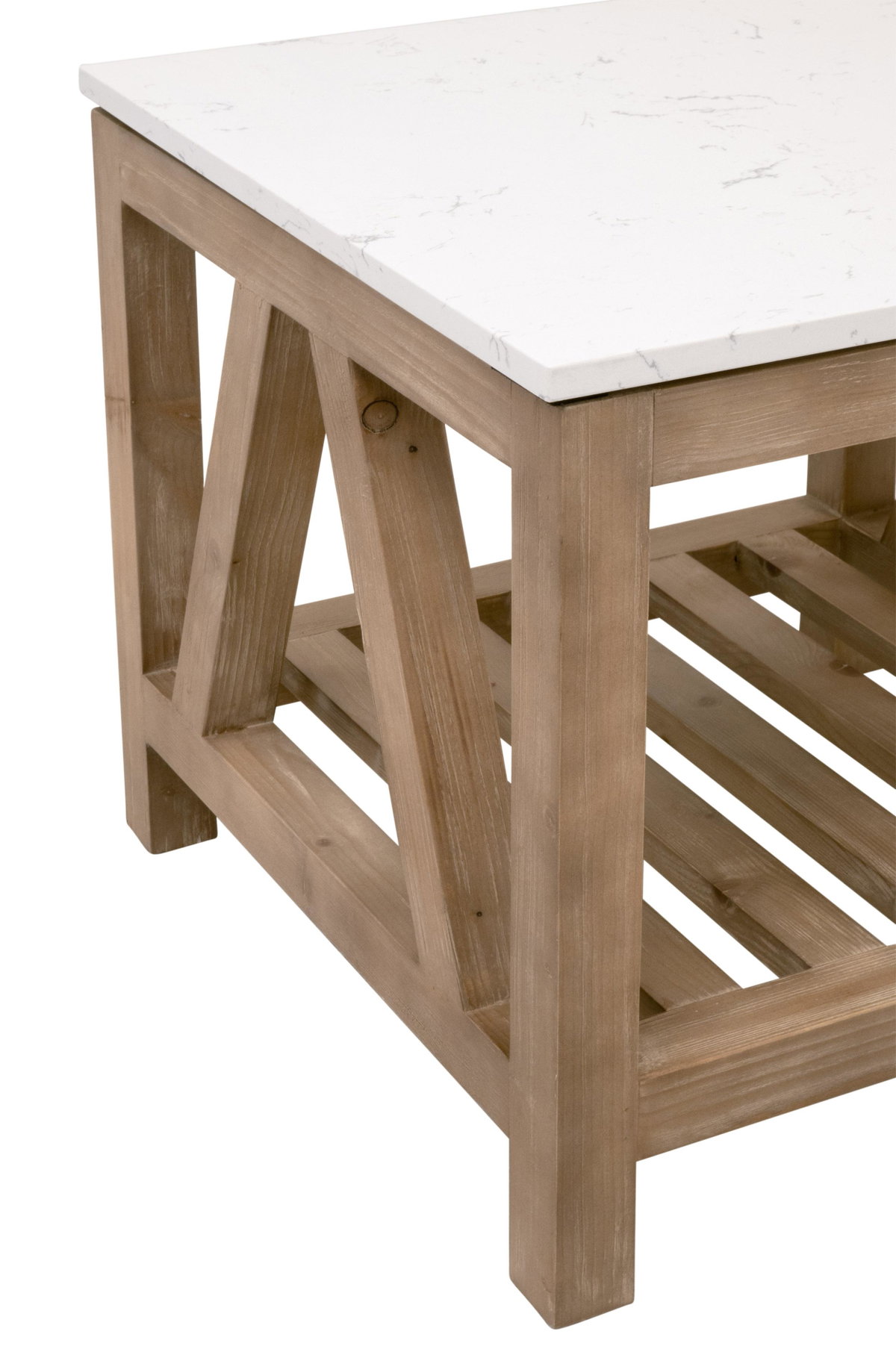 Spruce End Table, Side & End Table by Essentials for Living, 24.75" width x 21.25" height x 24.75" depth View 5