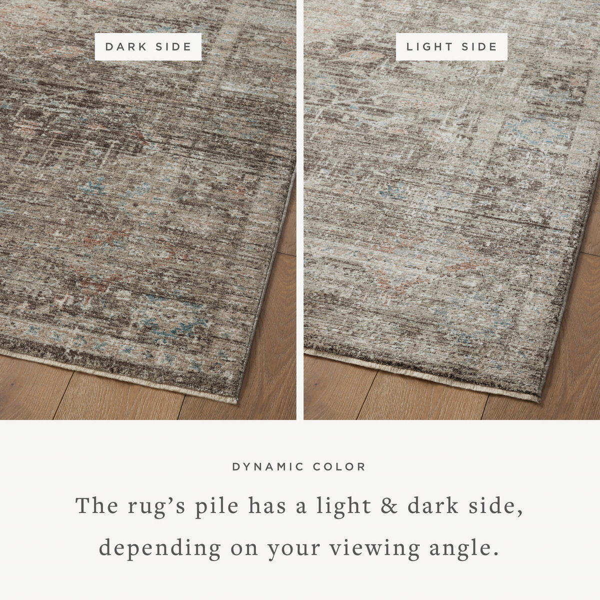 Magnolia Home by Joanna Gaines x Loloi Millie Rug, 1'6" length x 1'6" width View 3