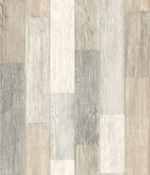 Pallet Board Grey Wallpaper