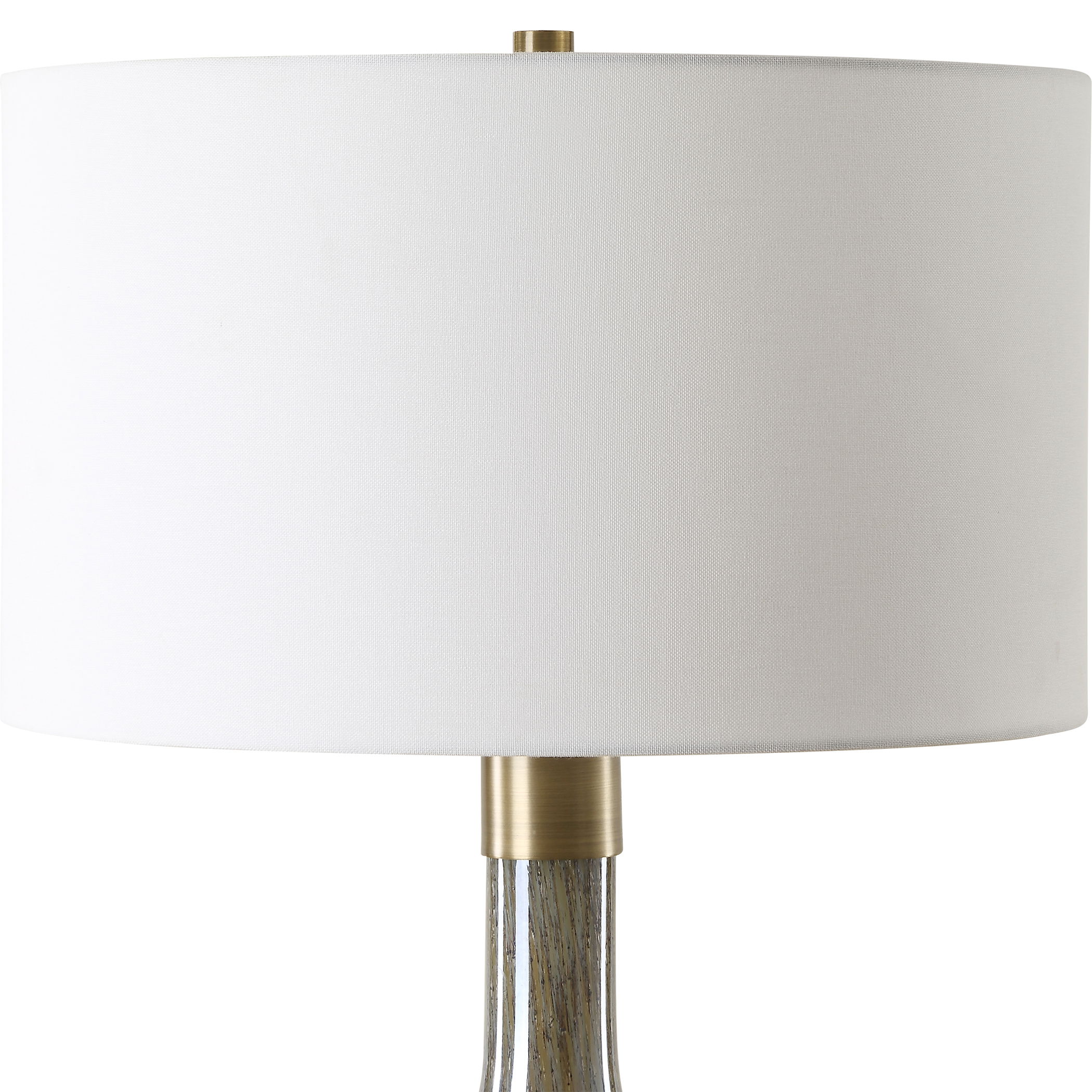 Rhine Brown Glass Table Lamp large image 