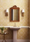 Pineapple Damask Yellow Wallpaper thumbnail 1