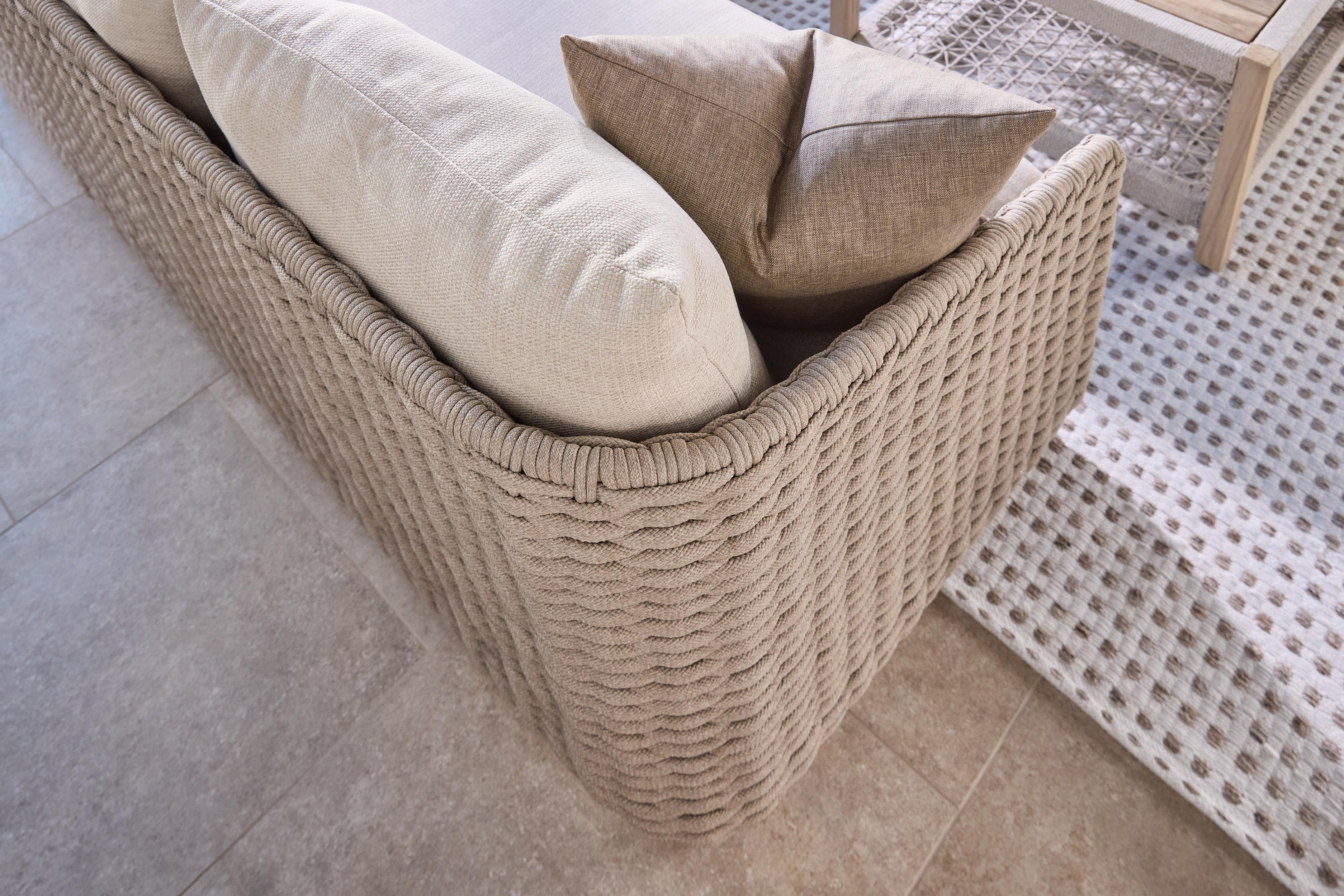 Caspian Outdoor Modular Left Facing 1-Arm Sofa, Seating by Essentials for Living, 58" width x 36" height x 36" depth View 9