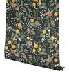 Citrus Grove Black Peel & Stick Wallpaper thumbnail 2