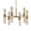 Cret 12 Light Brass Chandelier, by Uttermost, 31" width x 20.62" height x 31" diameter x 31" depth thumbnail 9