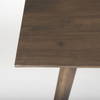 Nicholas 72'L x 39'W Dining Table | Modern | Brown Wood & Metal/Wood | Seats 6, by Mercana, 72" length x 39" width x 30" height thumbnail 8