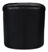 Coolidge Leather Swivel Chair, Black thumbnail 9