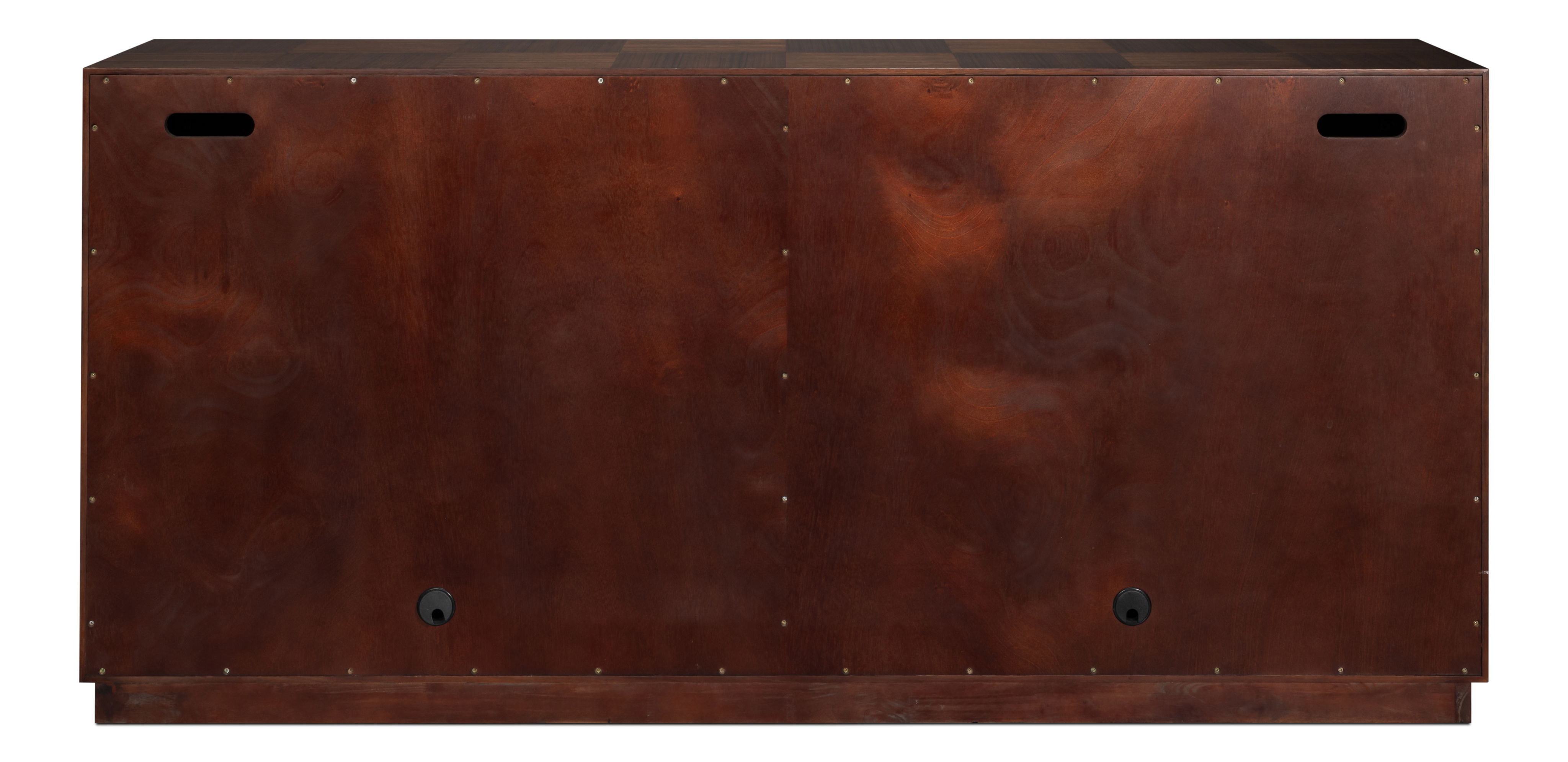 Parquet Sideboard, Cabinets & Sideboard by Sarreid, 86" length x 19" width x 2" height View 3