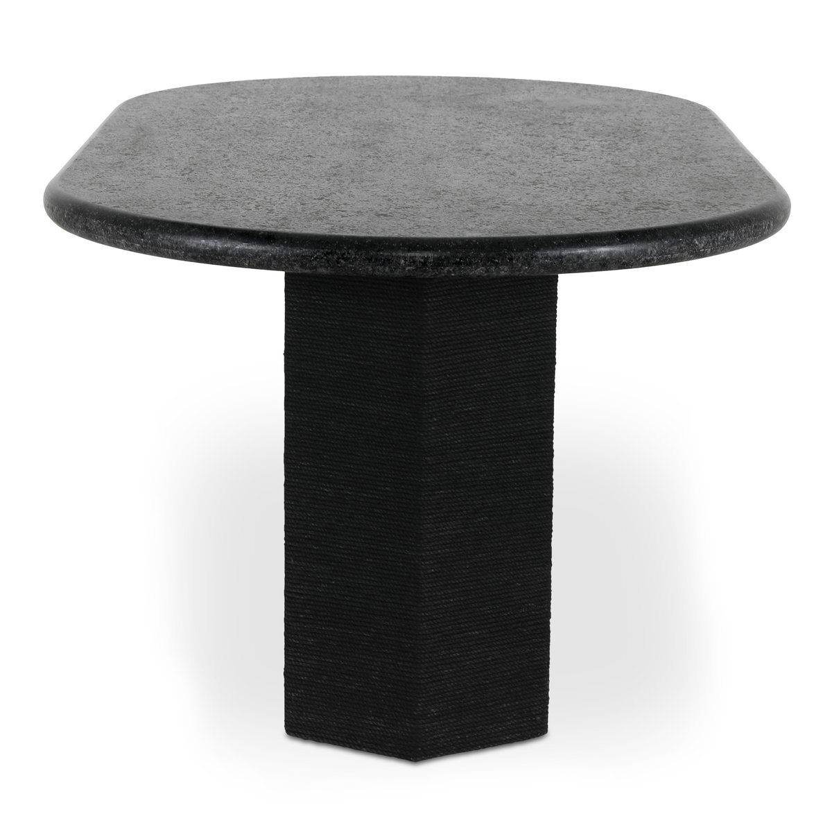 Sartoria Dining Table Black Granite, by Moe's Home, 72" width x 30" height x 40" depth View 3