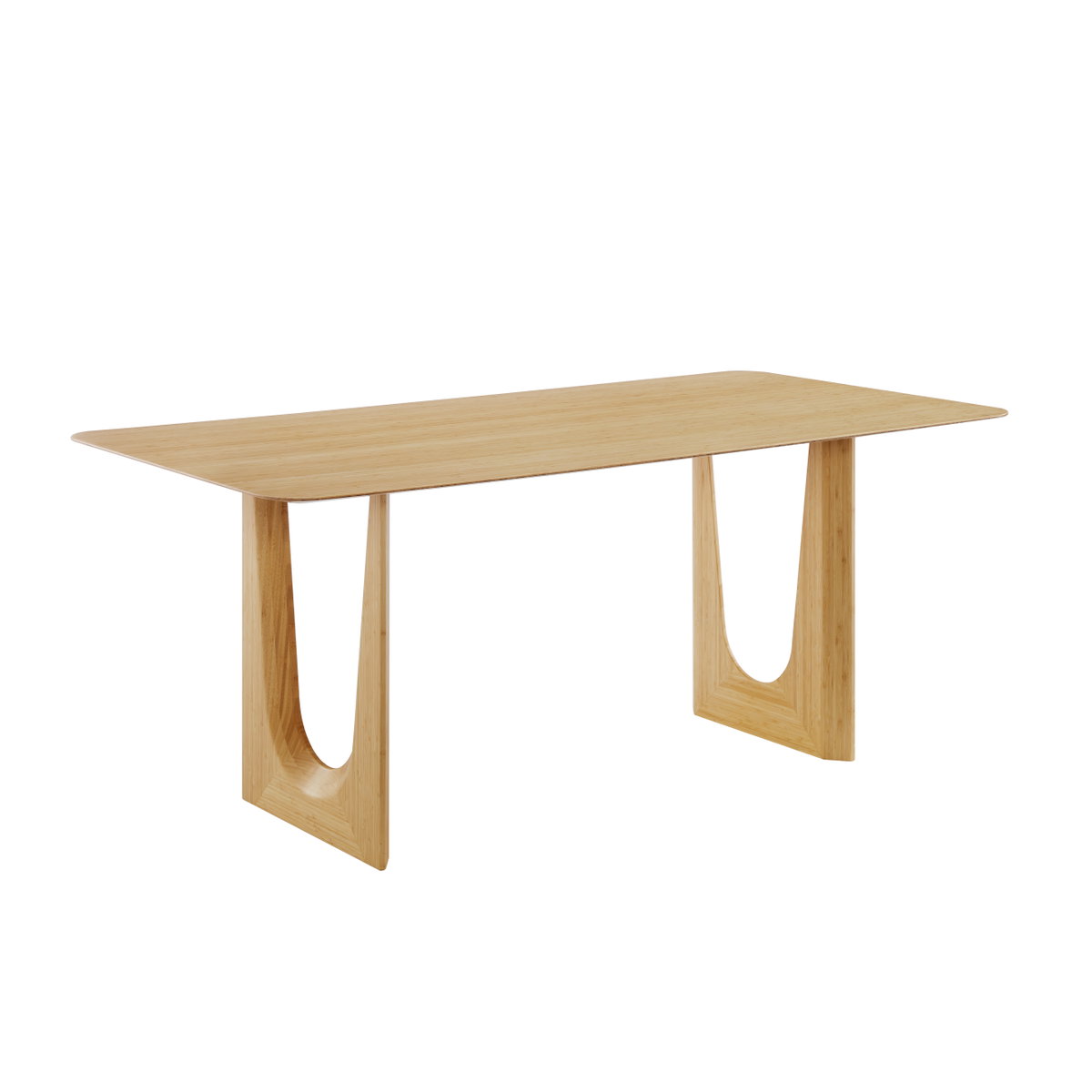 Hanna Dining Table, Wheat, by Greenington, 72" length x 36" width x 30" height View 1