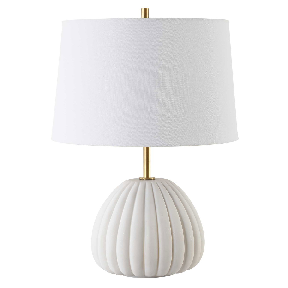 Lynna Ivory Table Lamp, by Uttermost, 16" width x 22.5" height x 16" depth View 5