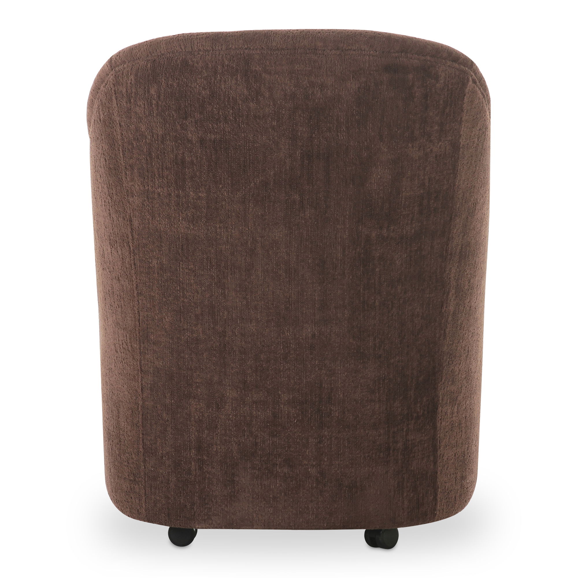 Drava Rolling Dining Chair Dark Brown large image 