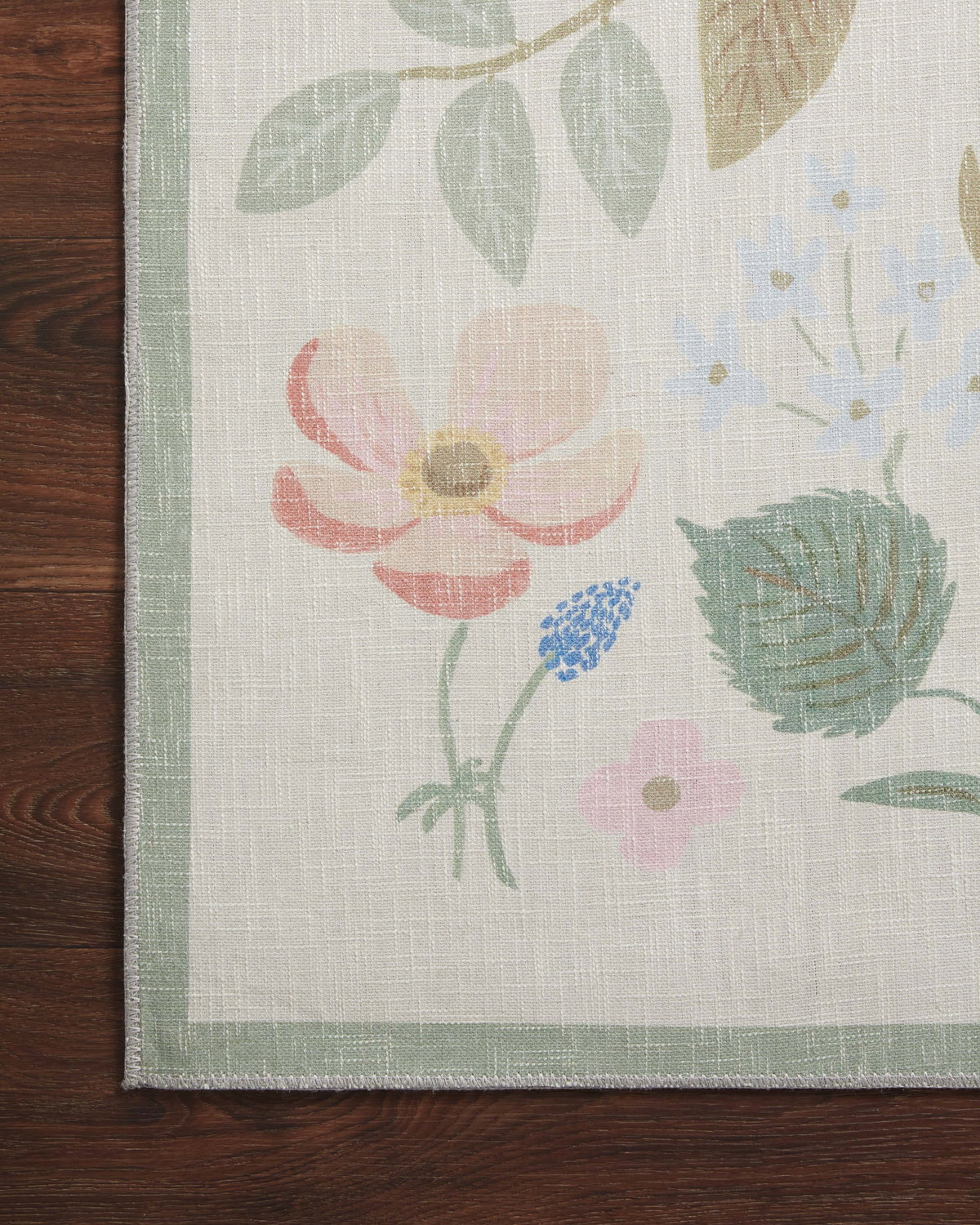 Rifle Paper Co. x Loloi Cotswolds Rug, 5' length x 7'6" width View 4
