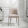Brie Armless Chair Champagne Set Of 2, Accent Chair by Uttermost, 21" width x 36.5" height x 27" depth thumbnail 2