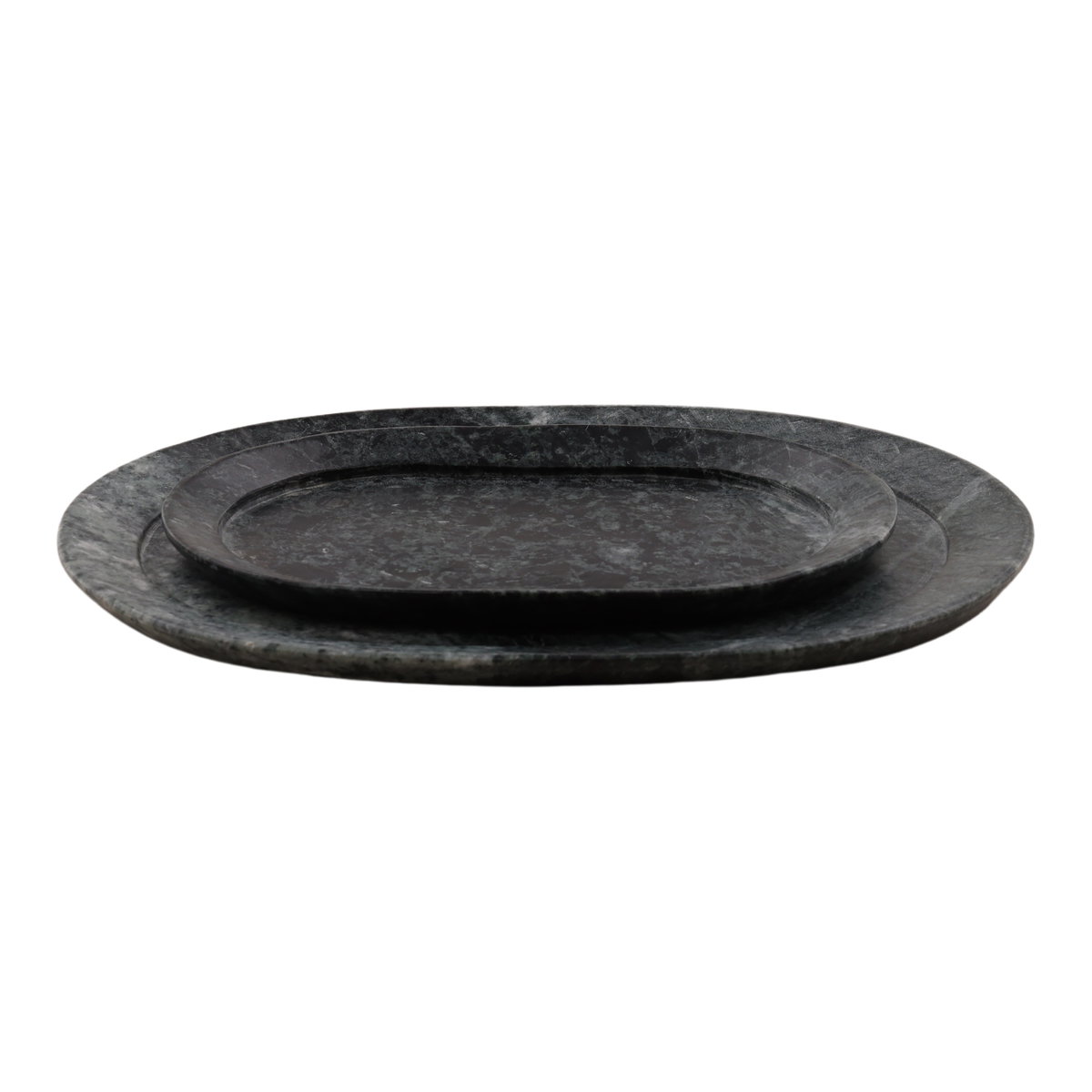Oris Tray Set of 2 Green, Decor by Dovetail, 12" width x 0.6" height x 9" depth View 2