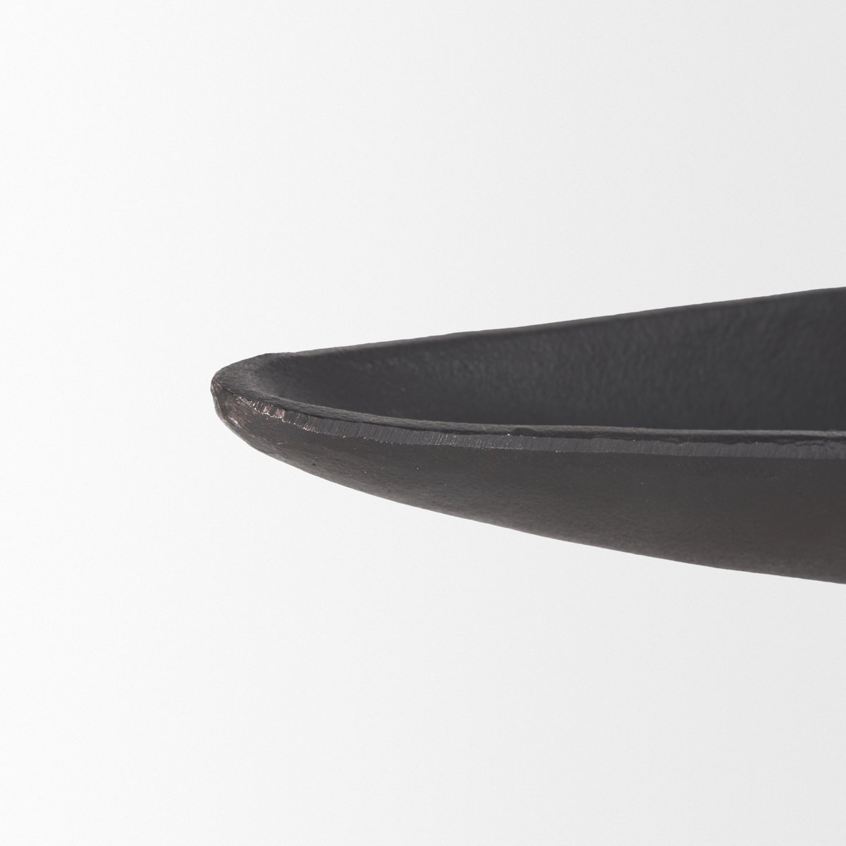 Piero Small Matte Black Metal Decorative Bowl, by Mercana, 31.5" length x 5" width x 4" height View 7