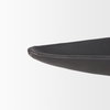 Piero Small Matte Black Metal Decorative Bowl, by Mercana, 31.5" length x 5" width x 4" height thumbnail 7