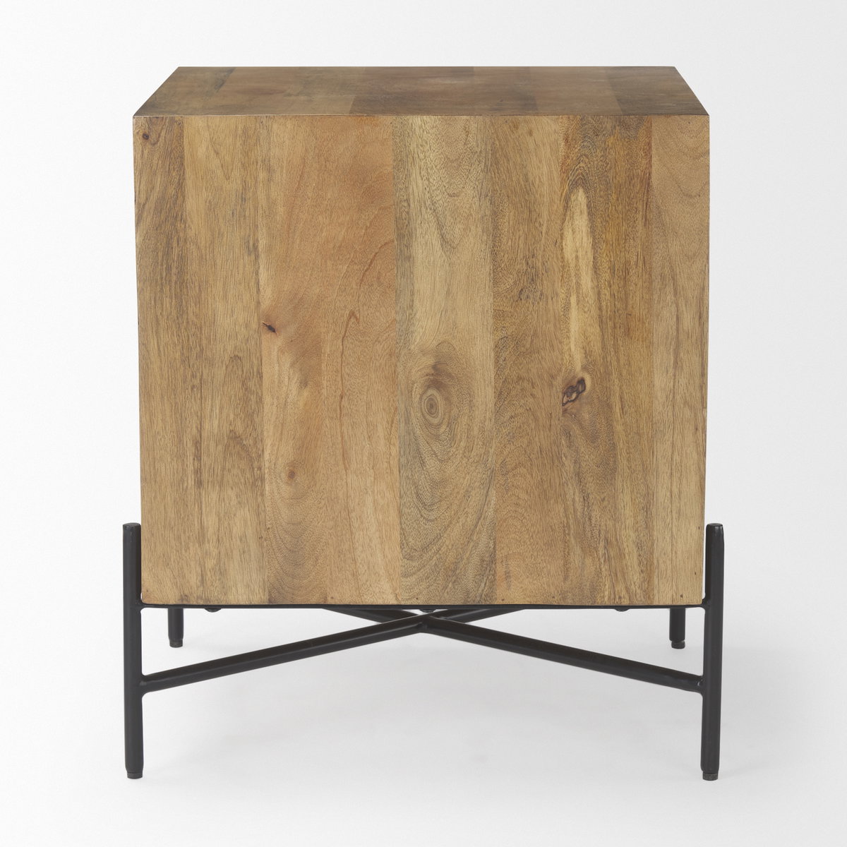 Cairo 22.0L x 22.0W x 26.0H Wood 2 Drawer Accent table, Side & End Table by Mercana, 22" length x 23.5" width x 26" height View 4